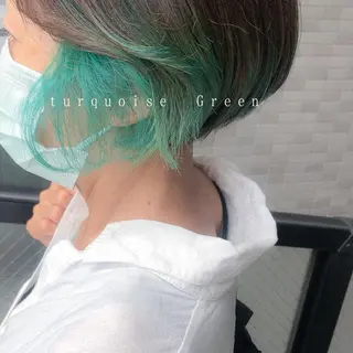 ショート カラー カラーパティシエ facce🌼ikoのヘアスタイル