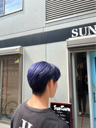 メンズ morrow by suntown所属・💙AKANE ハイトーン特化💙のヘアスタイル