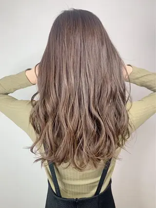 ミディアム カラー パーマ ヘアアレンジ _WHITE 静岡店のヘアスタイル