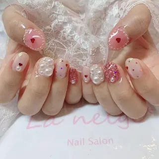 ネイル La neige* yuki 🥯🍑のネイルデザイン