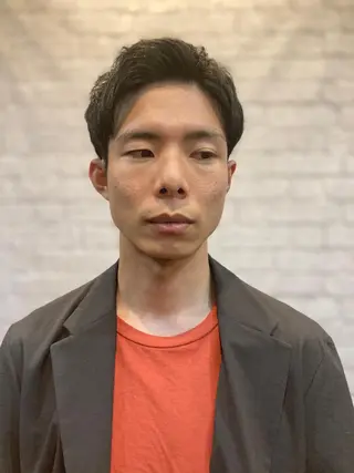 ショート パーマ メンズ お客様満足度NO.1 小林真弥のヘアスタイル