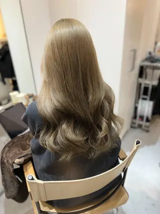 ロング カラー パーマ ヘアアレンジ ✨韓国/外国人風✨ 江原巧のヘアスタイル