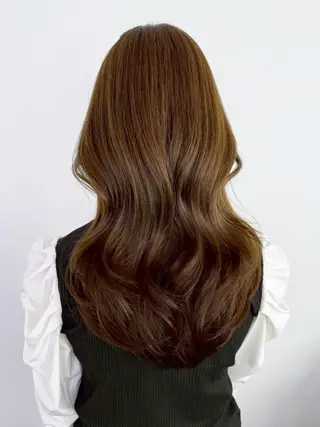 カラー セミロング ITbyALBUM 浦和店のヘアスタイル