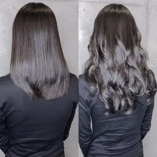 セミロング カラー パーマ ヘアアレンジ メンズ キッズ ネイル マツエク・マツパ ACHFILO モデル募集のヘアスタイル