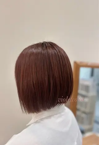 カラー 津田 莉央奈🫧‪のヘアスタイル