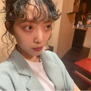 カラー 笠井 彩花のヘアスタイル