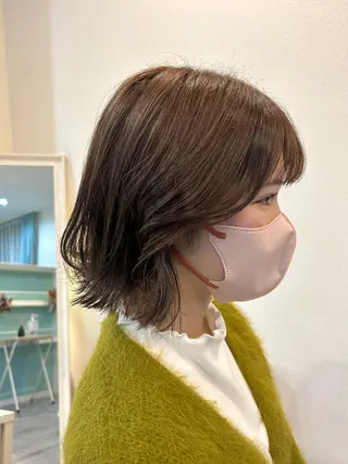 ミディアム カラー uLu【ウル】所属・🦖manami 🦖のヘアスタイル