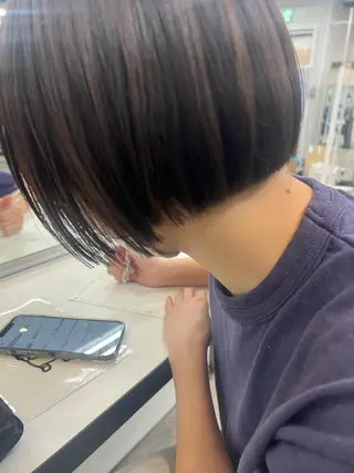 ショート uka スタイリスト 楠本紗己のヘアスタイル