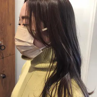 ロング 韓国ヘア 🇰🇷 RUKA 🩵🤍のヘアスタイル