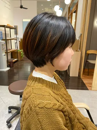 ショート 🦕カラー指名率🦕 NO.1🦕林 秀幸のヘアスタイル