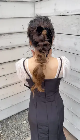 ヘアアレンジ 透明感ある艶カラー / KAKOのヘアスタイル