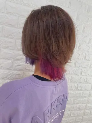 ショート カラー 福森 みずきのヘアスタイル