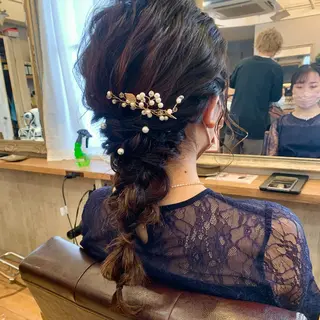 ヘアアレンジ 淡色ふんわりhair 新宿satomiのヘアスタイル