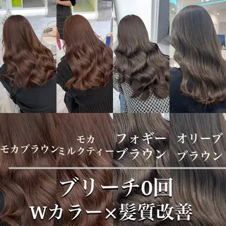 ロング メンズ 艶感ミルクティー🤍 色落ち綺麗🤍ともやのヘアスタイル