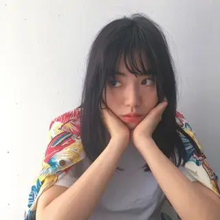 ロング レイヤーカット BLend 渋谷のヘアスタイル