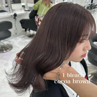 ミディアム カラー ♡上品韓国髪♡ブラ ウン/SAYATOのヘアスタイル