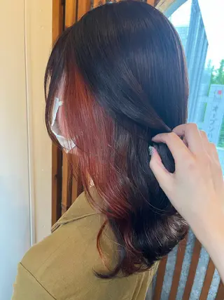 ミディアム カラー SABO栄店所属・SABO /透明感カラー/美髪のヘアスタイル