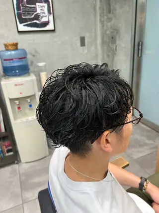 ショート パーマ メンズ メンズ/バレイヤー ジュ/HIKARUのヘアスタイル