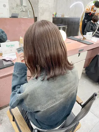 ミディアム カラー 小木曽智美 /ボブ/ショートのヘアスタイル