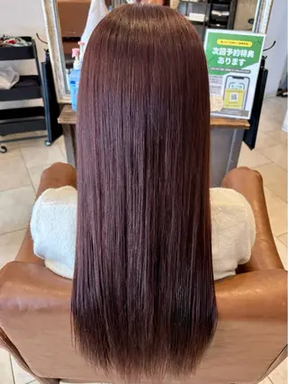 ロング カラー Cuthie所属・沖本 あやののヘアスタイル