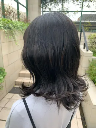 ミディアム アキモト マサキ/ パーマ人気NO1のヘアスタイル