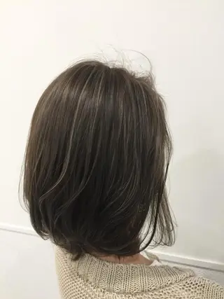 ミディアム カラー WHITE所属・WHITE 田中智之のヘアスタイル