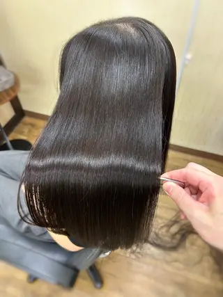 ロング みやたゆうき 髪質改善講師のヘアスタイル