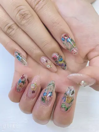 ミディアム JNA認定講師🌸 RIEのネイルデザイン