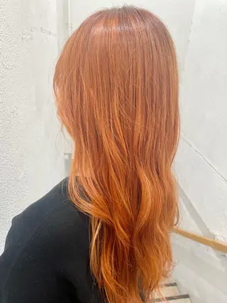 ロング カラー 韓国ヘアメイク🎀/ 縮毛矯正✨山本媛香のヘアスタイル