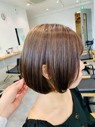 ショート ショートカット/ボブ レイヤー/ヨシミのヘアスタイル