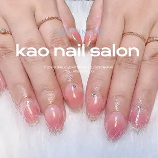 ネイル kao  パラジェル スカルプ/長さだしのネイルデザイン