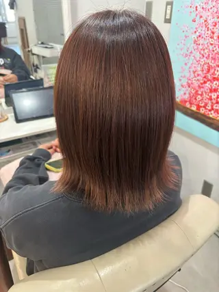 ショート カラー 韓国風🫧透明感 🦄岡庭春菜🎀のヘアスタイル