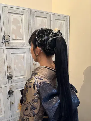 ヘアアレンジ ボブ/顔周りレイヤー 🎀momoka🎀のヘアスタイル