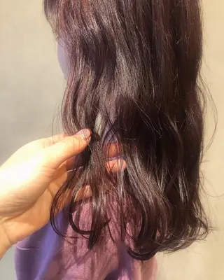 ロング カラー ヘアアレンジ 酸性縮毛矯正🧴韓国 レイヤー/髪質改善のヘアスタイル