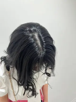 ミディアム 💗暖色/ブリーチ/ レイヤー/横浜/メイのヘアスタイル