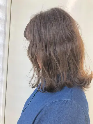 ミディアム カラー ヘアアレンジ 女性スタイリスト専門サロン Zina 天神所属・NANA／trend style🕊🍑のヘアスタイル