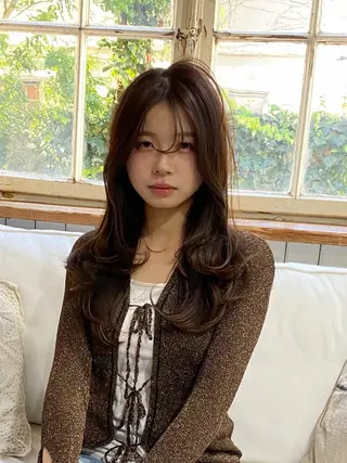 ロング 🌼アユム/レイヤー ハッシュカット🌼のヘアスタイル