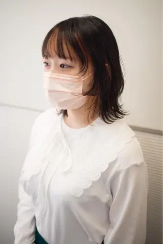 ミディアム カラー 千葉 慎也のヘアスタイル