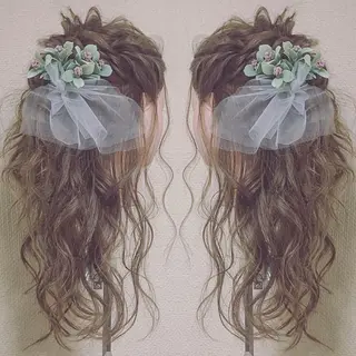 ロング ヘアアレンジ ✨🌿大人可愛い愛さ れhair🌿✨松本のヘアスタイル