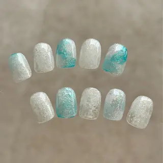 ネイル 手描きアート🎨 tama|竹ノ塚のネイルデザイン