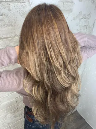 ロング カラー 🎀モテ髪ﾐﾙｸﾃｨ ｰ🎀yasunaのヘアスタイル