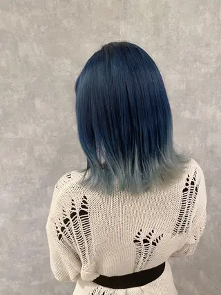 ミディアム カラー 入江 允のヘアスタイル