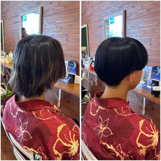 カラー メンズ peal ark いろはのヘアスタイル