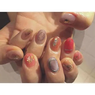 ショート カラー キッズ マツエク・マツパ illum hicariのネイルデザイン