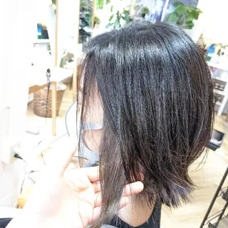 ミディアム 中野 雅子のヘアスタイル