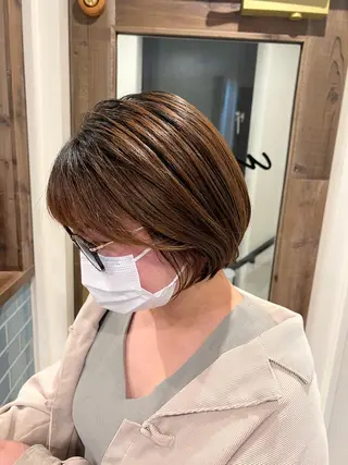 ショート 工藤 梨花のヘアスタイル