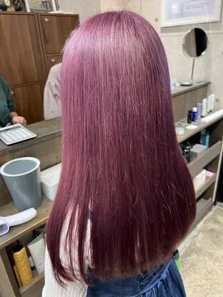 ロング 韓国パーマ 美容師 和田爽良のヘアスタイル