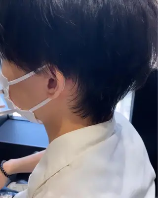 メンズ 透明感ブリーチ/ メンズパーマのヘアスタイル