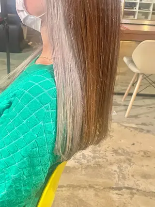 ミディアム カラー La fith hair ray所属・メンズ/パーマ/ ブリーチ/KAITOのヘアスタイル