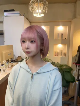 カラー cachecache白金高輪店所属・白金/髪質改善/ダブ ルカラー/ハイトーンのヘアスタイル